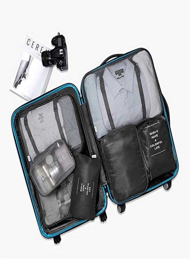 TEKCOOL Organizer Pouch TEKCOOL Organizer, Packing Cube for, Essential, Toiletry Bag, Packing Bag for Cloth, Organizer for Women, Pouch, Packing Cube Organizer(Black), - Image 5